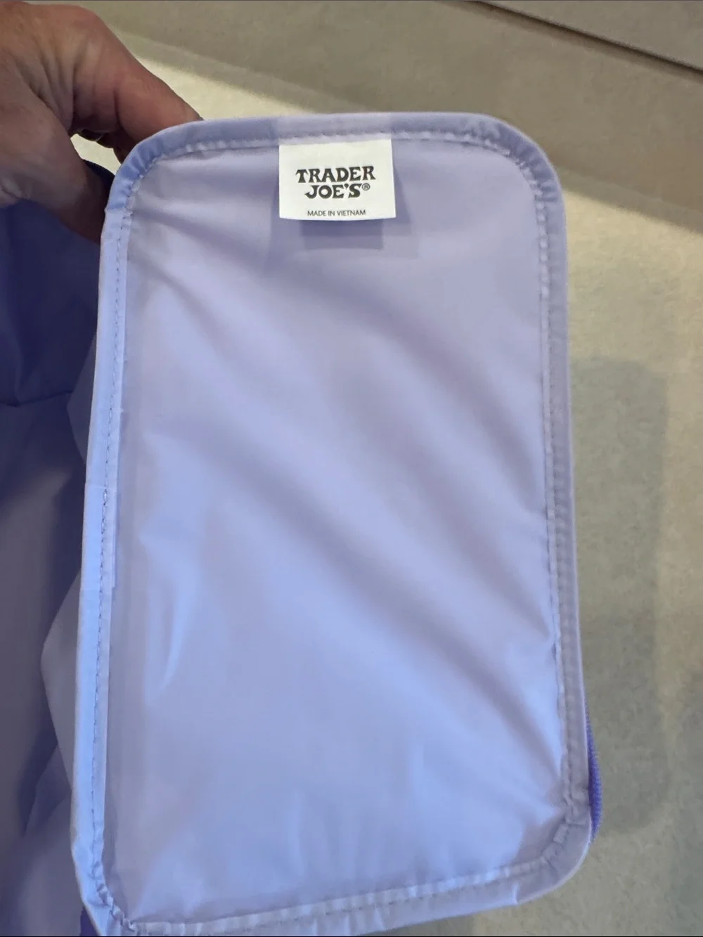 Trader Joe's Purple Insulated Lunch Cooler Bag